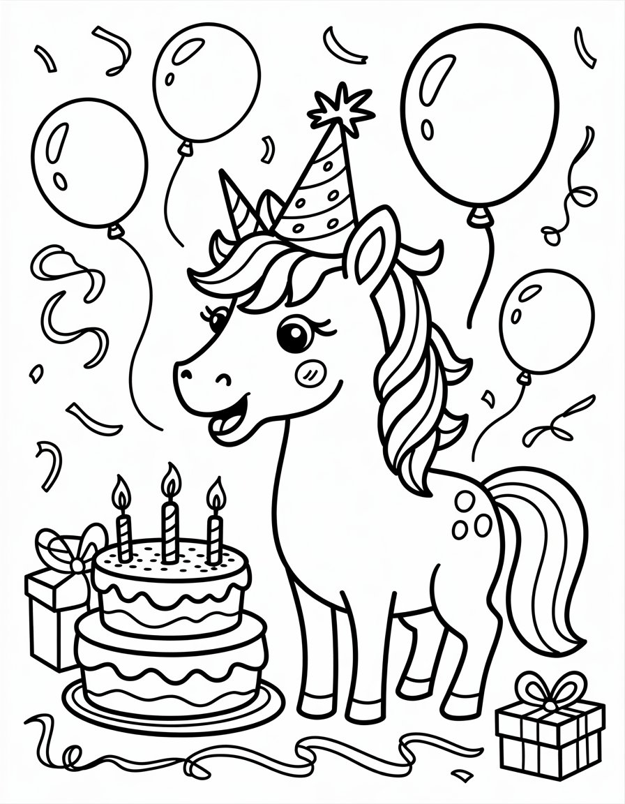 Birthday Party Unicorn